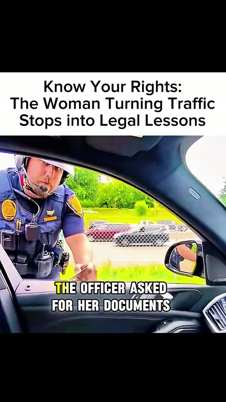 Driver Asks for a Badge Number, Then Hands Over Her License