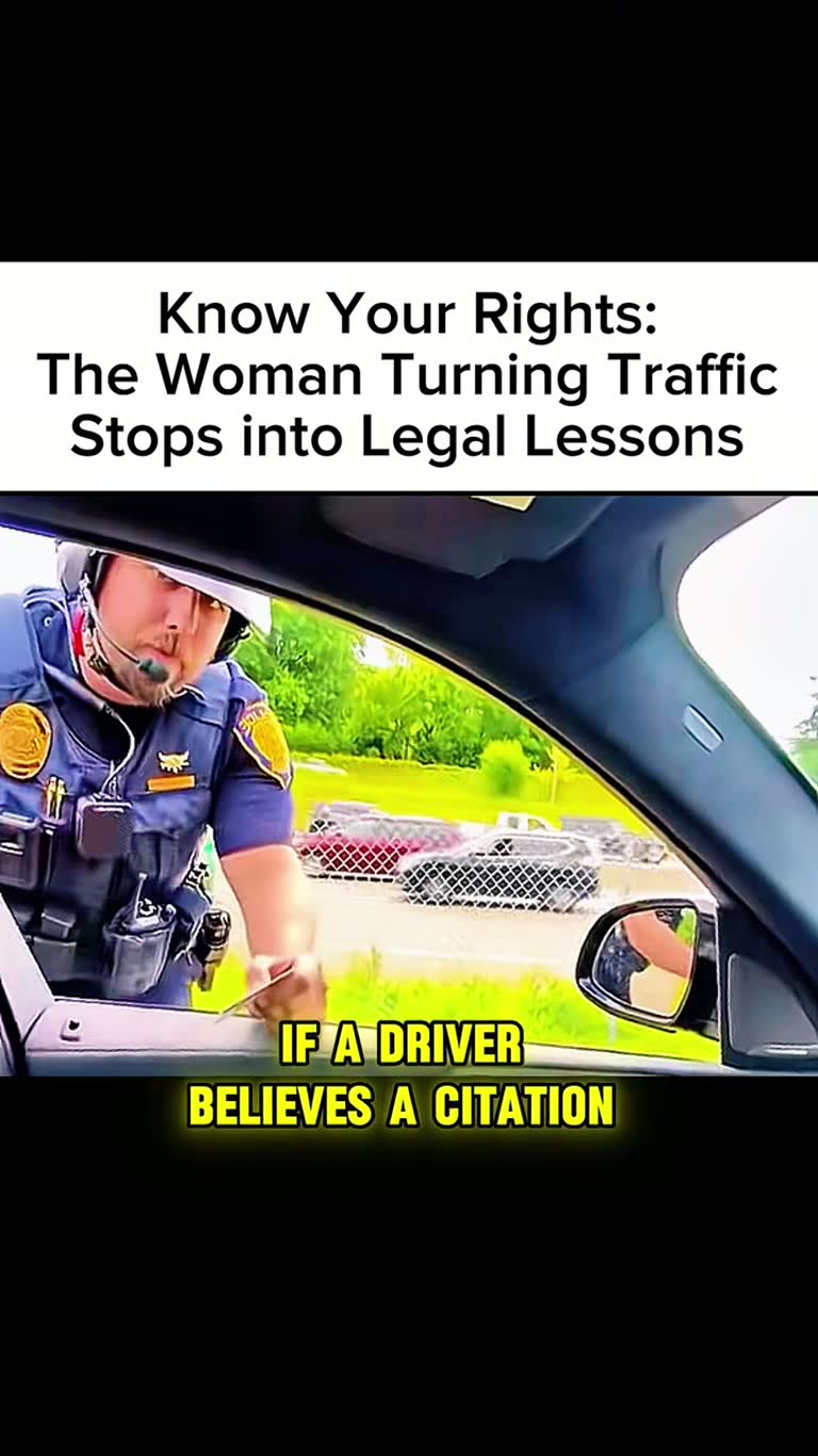 Driver Asks for a Badge Number, Then Hands Over Her License