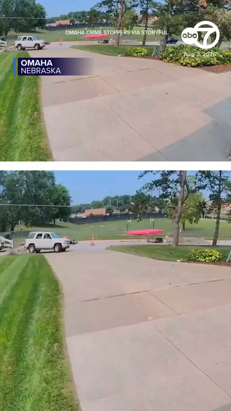 Omaha driver backs into $10,000 mailbox as laughter heard on camera