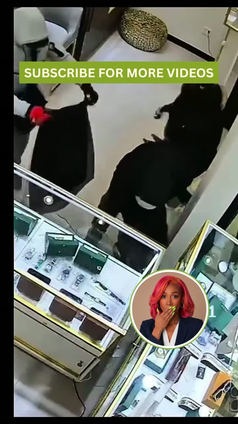 Surveillance Video Shows Several Men Robbing a Chicago Jewelry Store