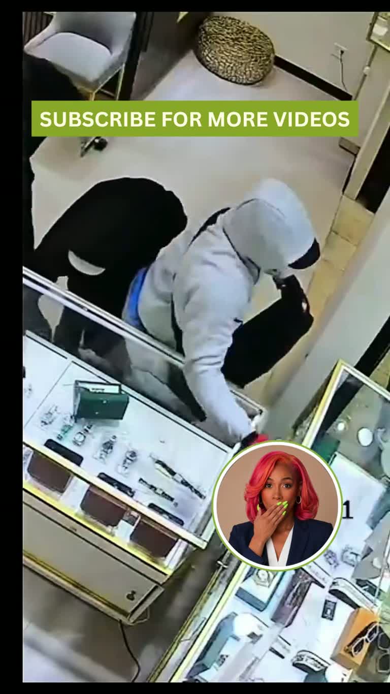 Surveillance Video Shows Several Men Robbing a Chicago Jewelry Store
