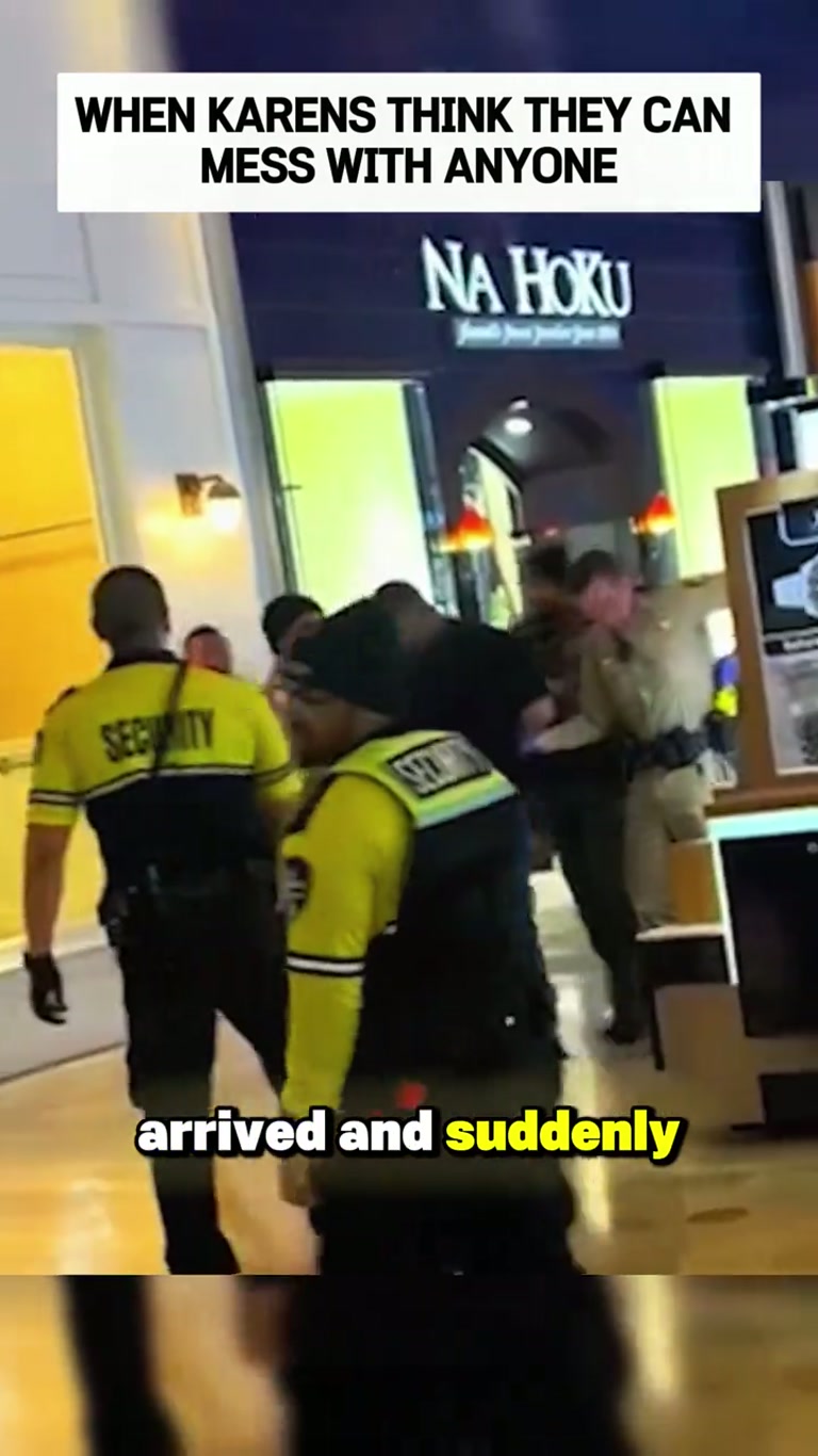 Security and Police Swarm a Mall as a Confrontation Escalates