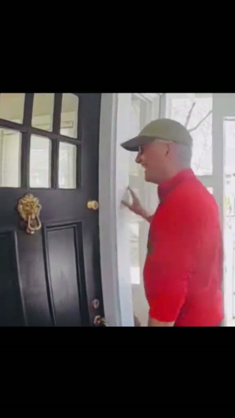 Doorbell Footage Shows Two Very Different Visits to One Porch