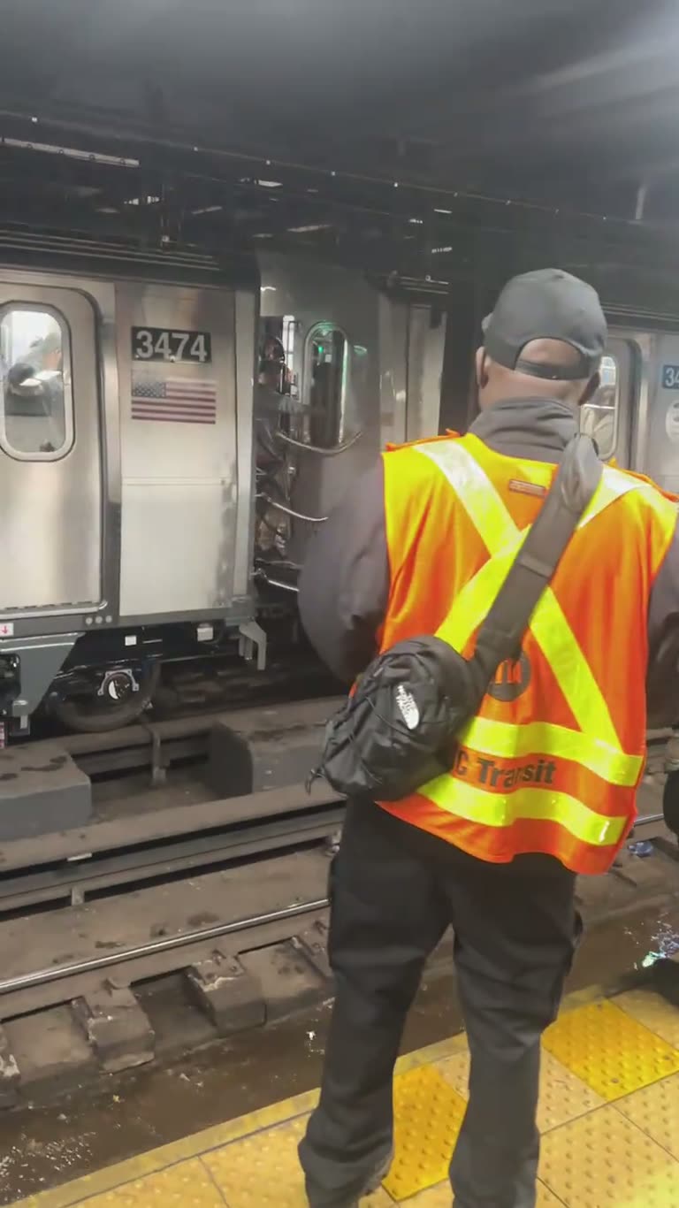 Yelling 'I Pay Taxes' at a G-Train Door: A Late-Night Subway Clash