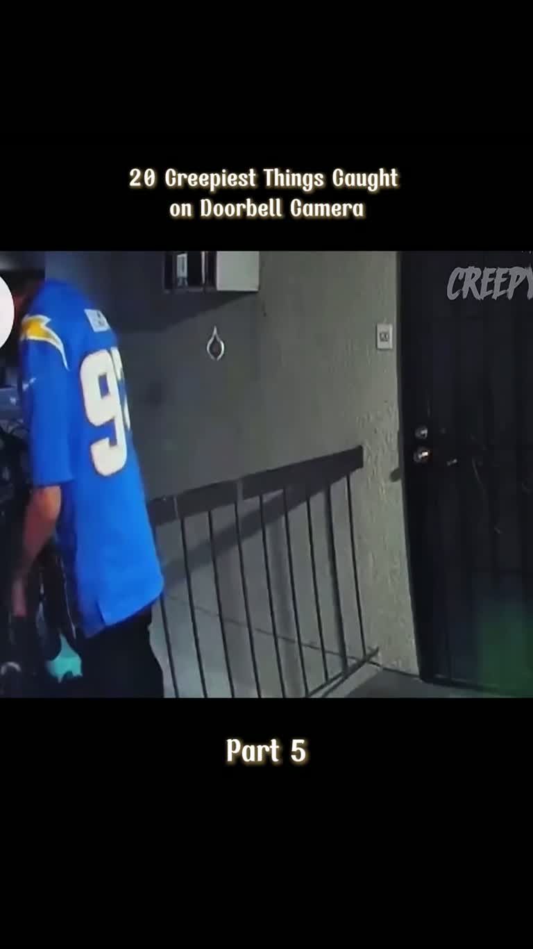 Doorbell Camera Captures Man Testing Door and a Creeping Visitor