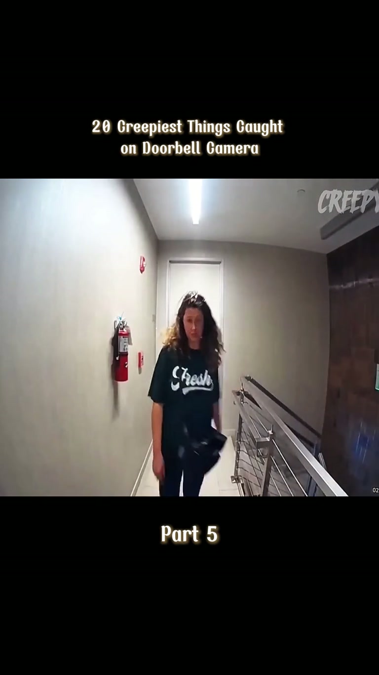Doorbell Camera Captures Man Testing Door and a Creeping Visitor