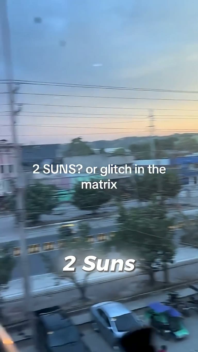 Two Suns, a Frozen Plane and a Flying Tree: Glitch or Real?