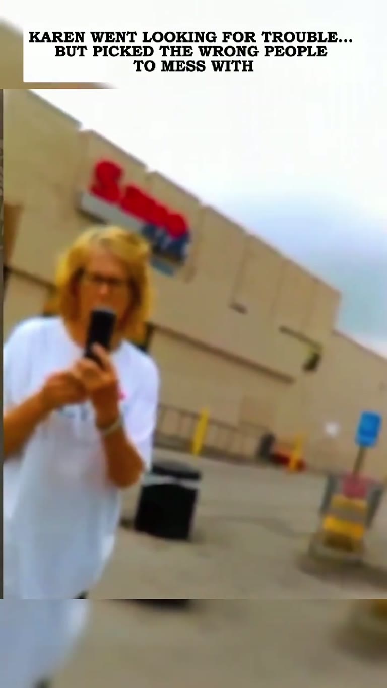 Woman's Shopping Cart Dispute Caught on Camera Outside Store