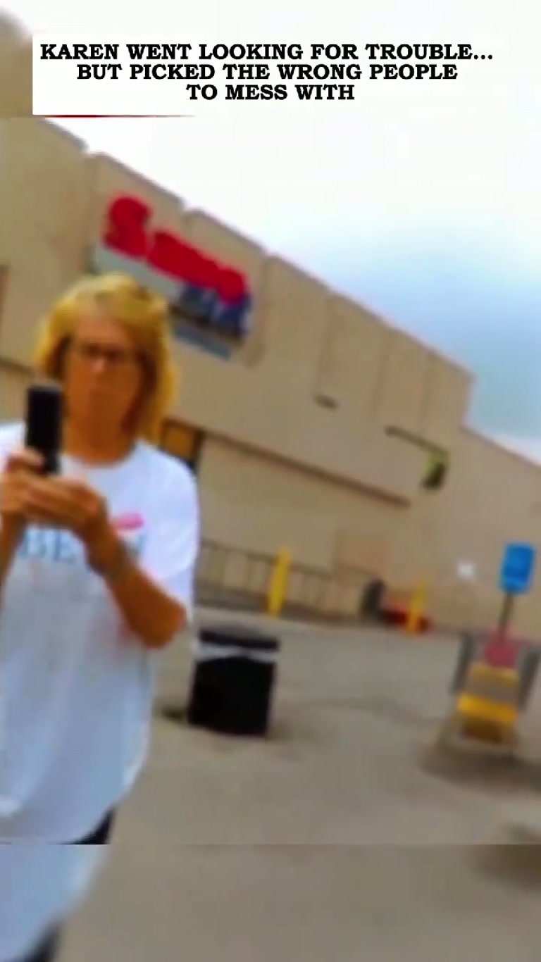 Woman's Shopping Cart Dispute Caught on Camera Outside Store