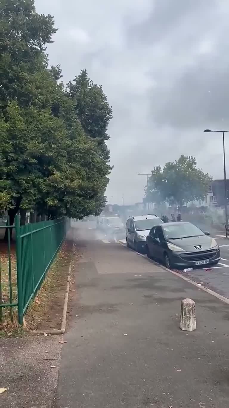 Tear Gas in French Streets as Clashes Spread Across Cities