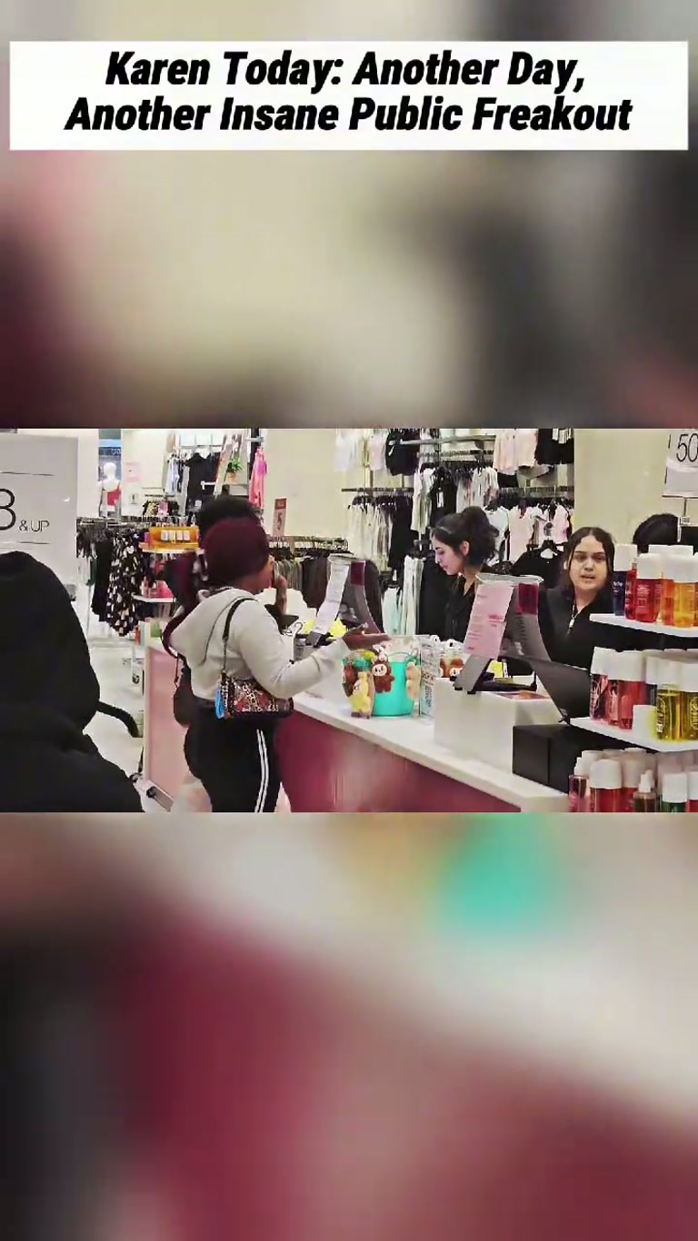 Store Checkout Argument Escalates as Bystander Records It All