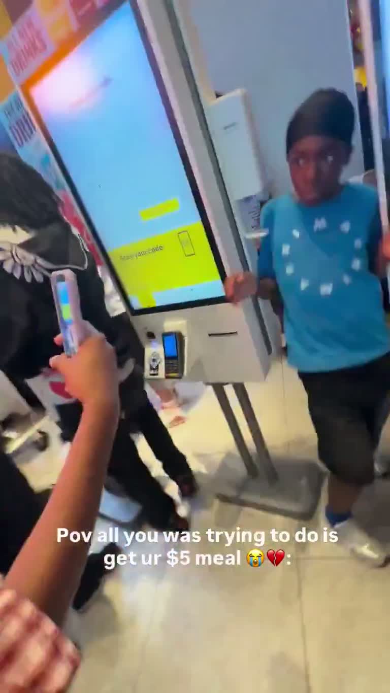 McDonald's $5 Meal Run Turns Into a Public Scuffle on Camera