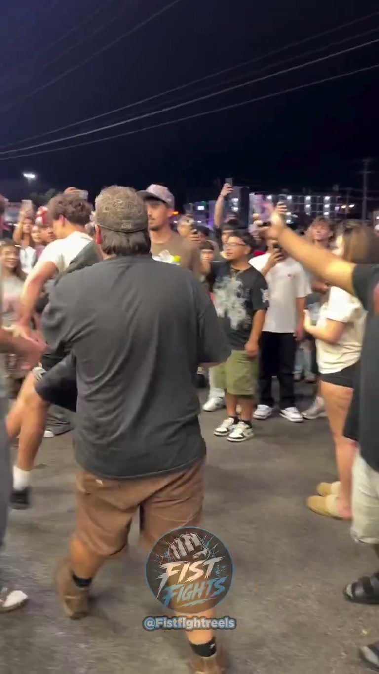 Night Parking Lot Scuffle Draws a Crowd and a Sea of Phones