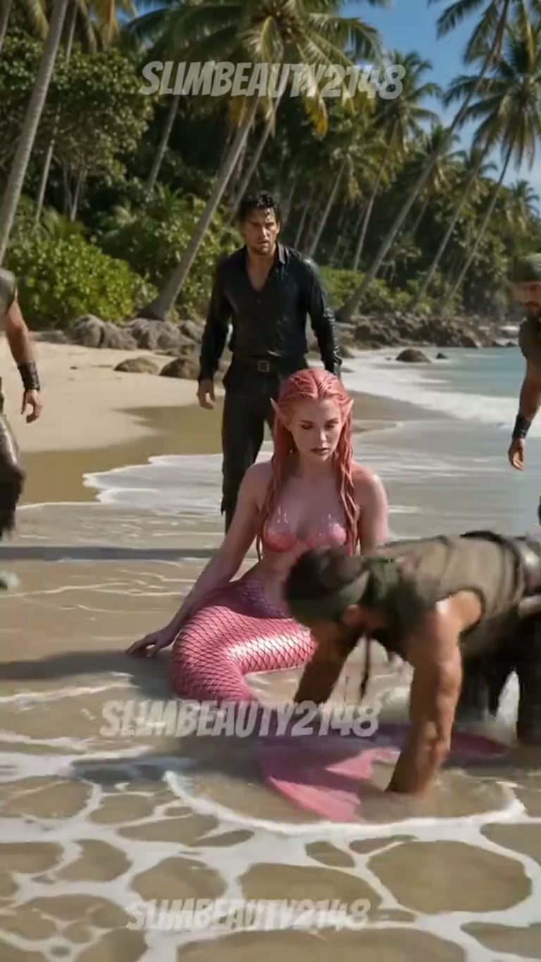 A Mermaid Saves a Drowning Stranger, Then the Hunters Arrive