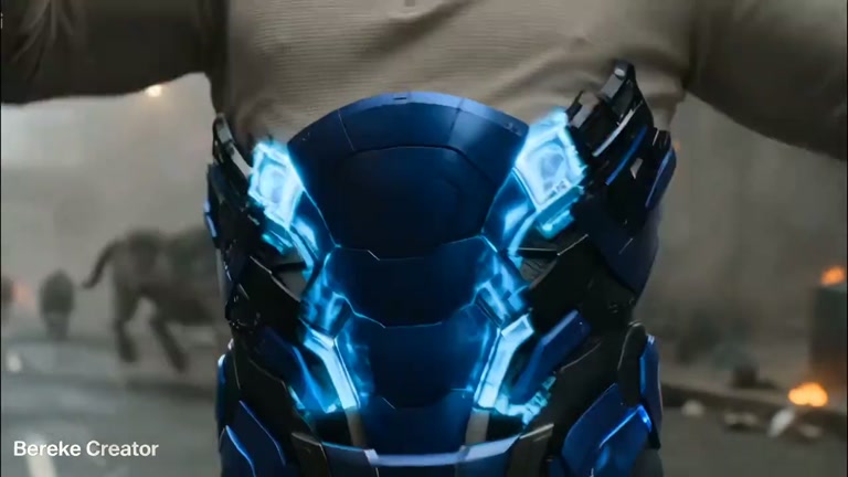 He Barely Dodges a Truck, Then Blue Armor Locks Onto Him