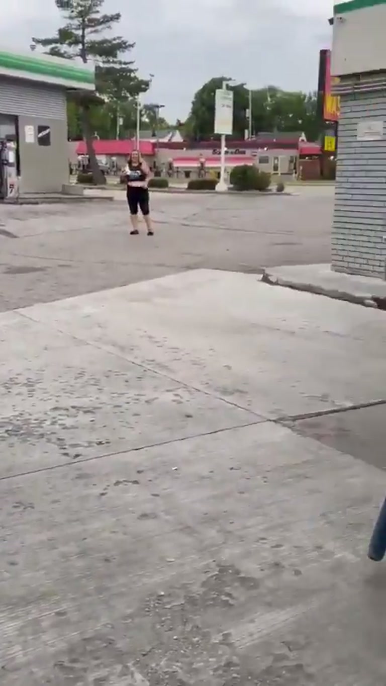 Gas Station Confrontation Ends With a Bat and a Sprint Away