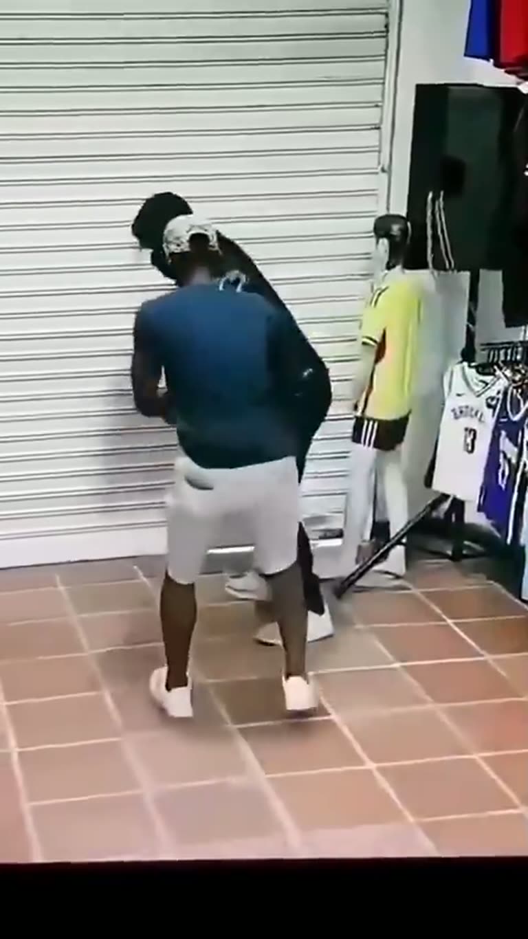 Shutter Down: Two Shoppers Trapped Inside a Jersey Store
