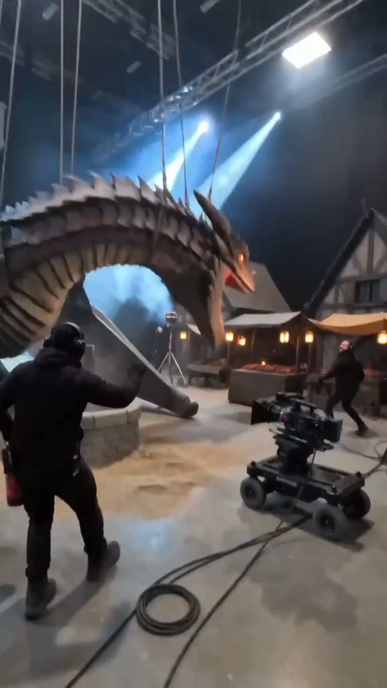 A Dragon on Set: Behind the Scenes of a Movie That Never Existed