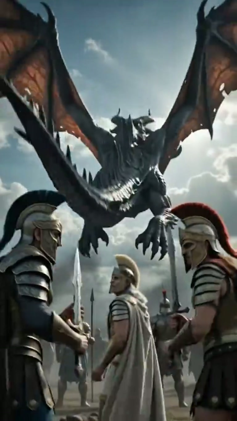 Gods Kneel in Mud Before a Mortal in This AI Myth Short