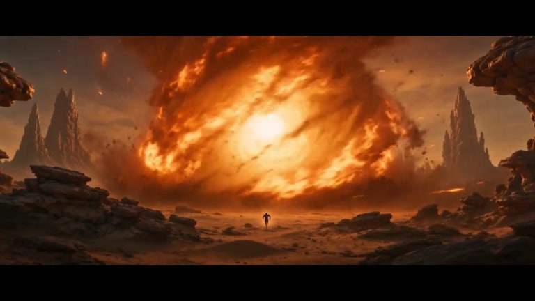 Wind, Fire and Sand Collide in Void Core Episode 2 Sci-Fi Battle