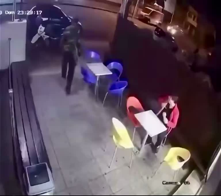 Night Café Footage Goes Viral With a 'John Wick' Caption
