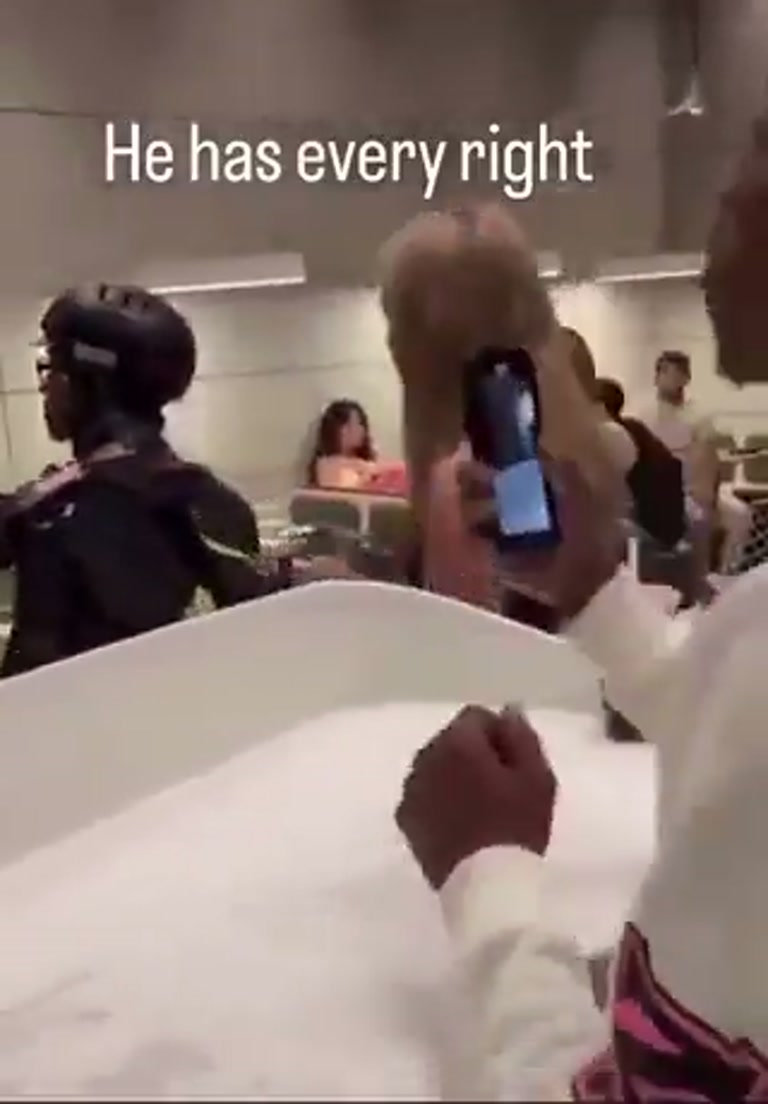 Tense Standoff Inside a Restaurant as Onlookers Film Every Move