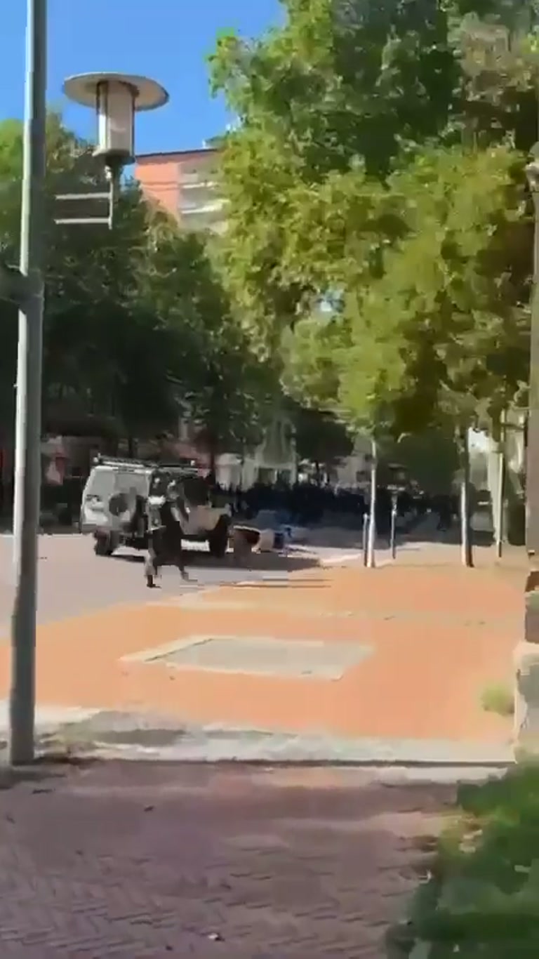 Witnesses Say a Police 4x4 Moved Fast on a Dunkerque Street