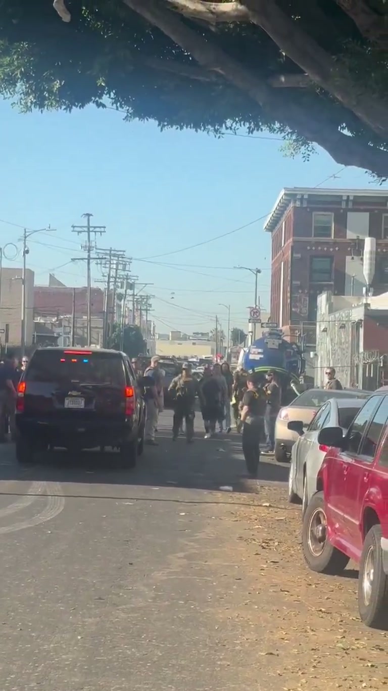 Federal Agents Sweep Skid Row Streets as Arrests Top 25