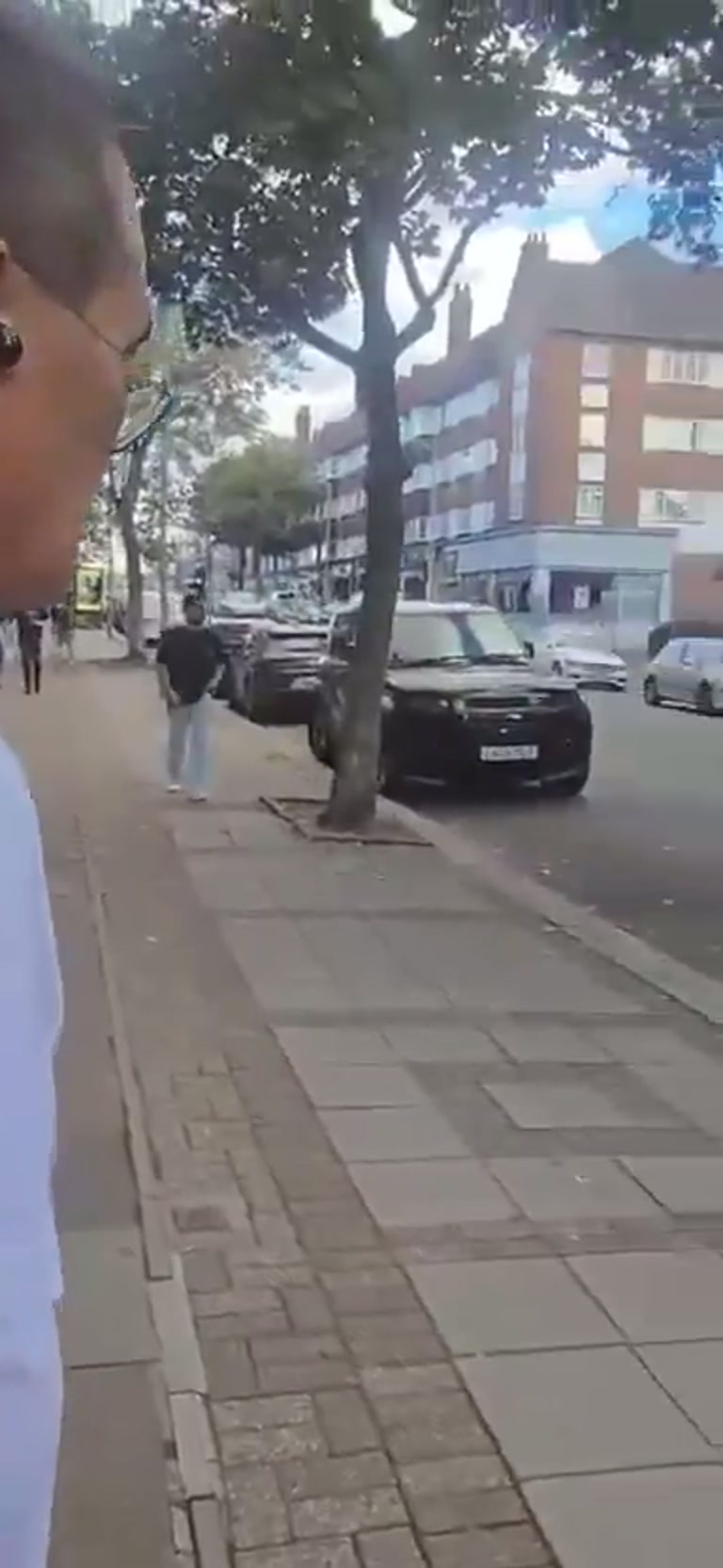 A Quiet Hendon Street Freezes and Nobody Is Going Anywhere