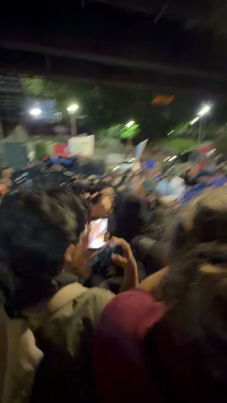 Knocked Down in a Second, She Stands Up and the Street Freezes