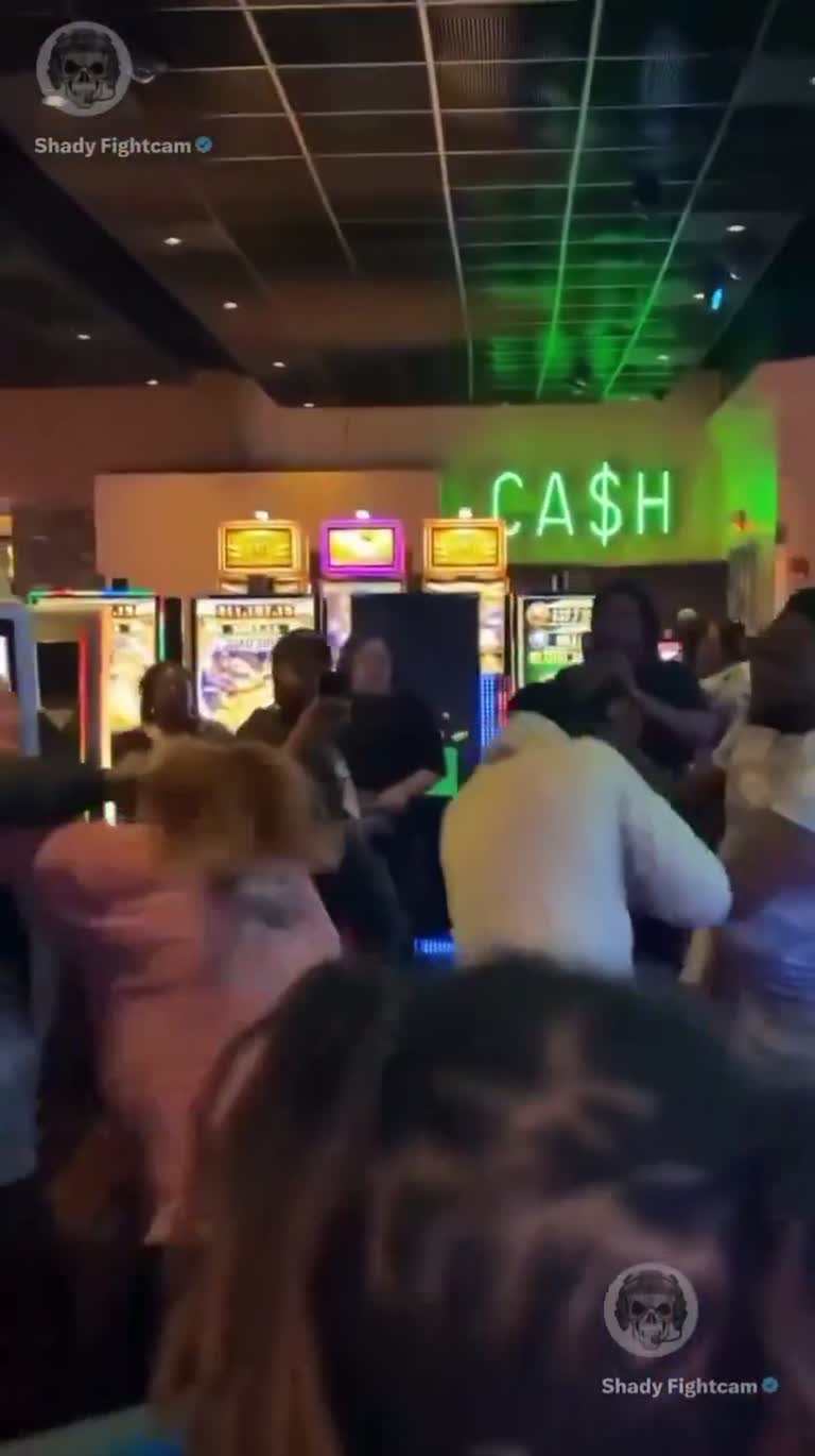 A Neon Casino Brawl, Then One Woman Heads Back to the Slots