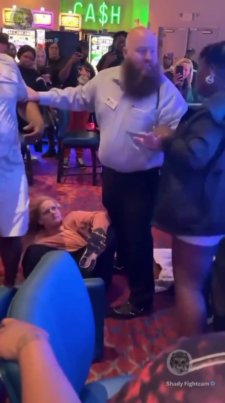 A Neon Casino Brawl, Then One Woman Heads Back to the Slots