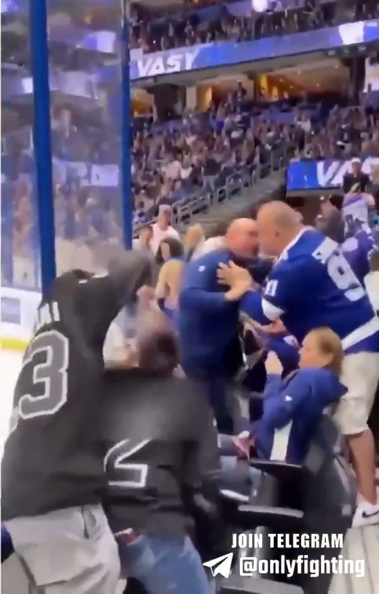 A Hockey Night Turns Sideways When a Couple Fights as One