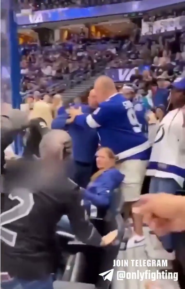 A Hockey Night Turns Sideways When a Couple Fights as One