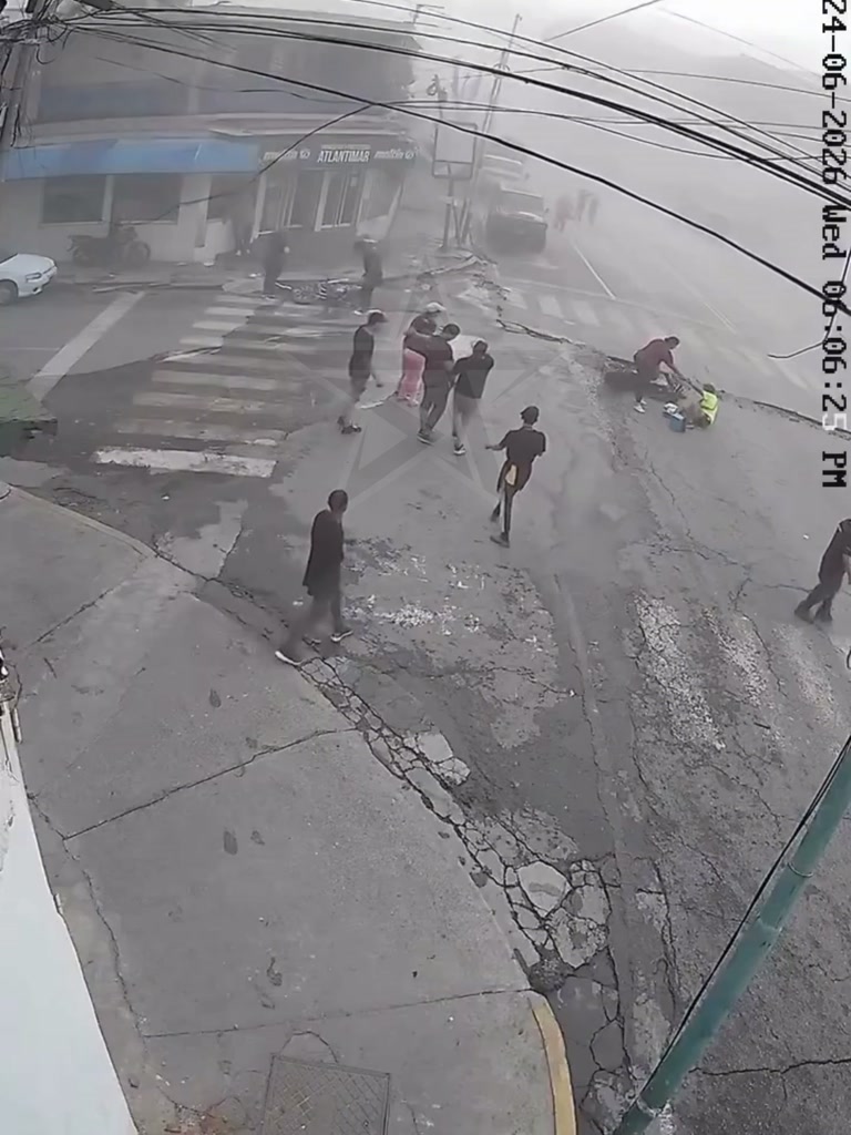 The Road Splits Like A Fault Line And The Whole Street Scatters