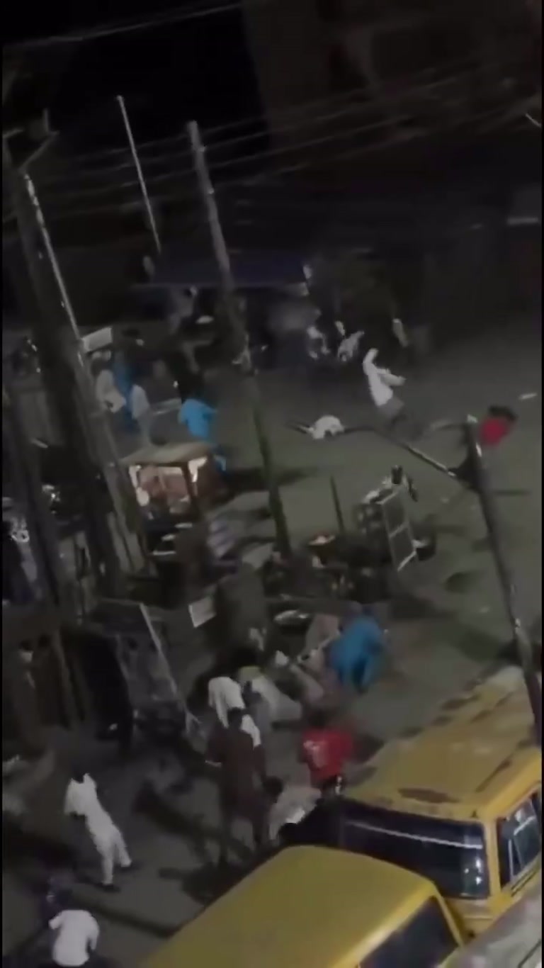 A Night Fight Erupts in Surulere, and the Street Goes Still