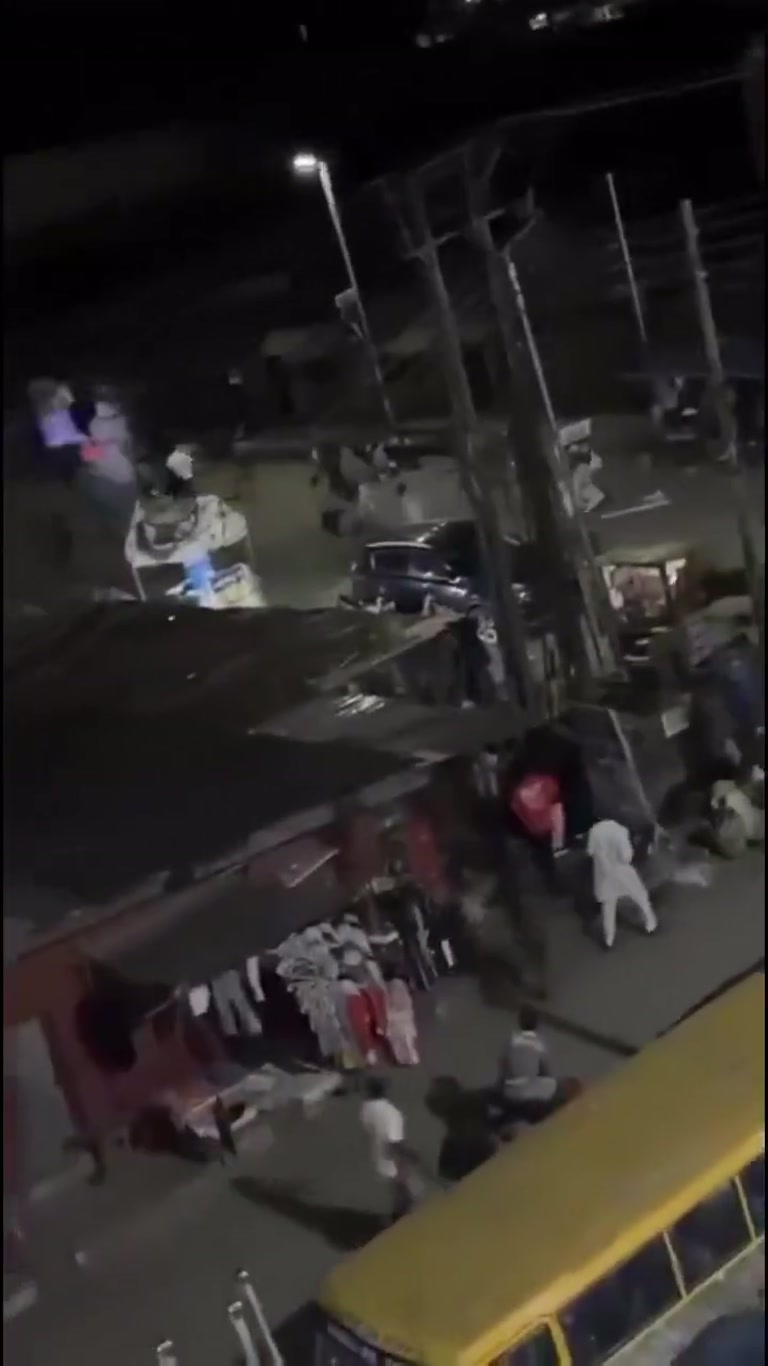 A Night Fight Erupts in Surulere, and the Street Goes Still