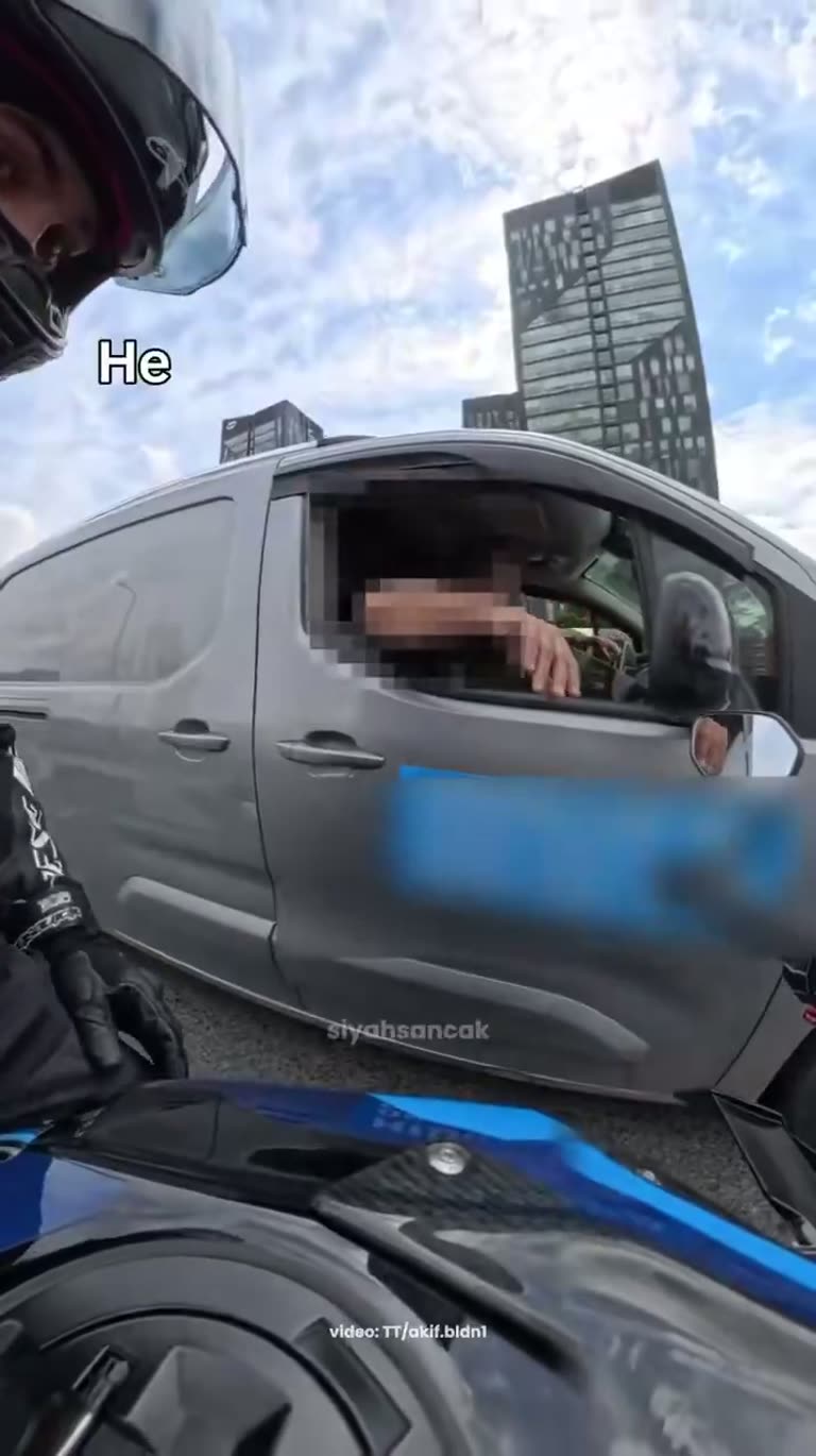 Van Signalled Right, Turned Left — Then the Laughter Came