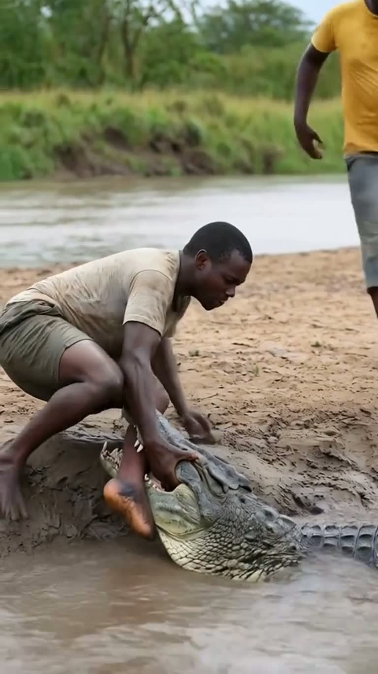 Shallow Water Ambush: When a Routine River Crossing Turns Into a Fight for Survival