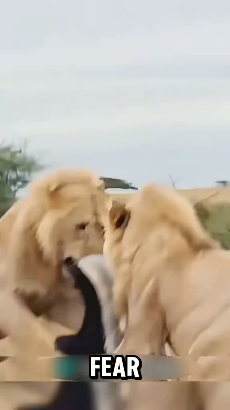 The Unluckiest Lion vs The Angriest Honey Badger