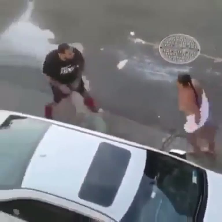 Chaos on a Quiet Street: The Moment a Confrontation Boils Over