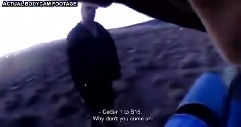 Bodycam footage captures police finding two girls in barrels on a cult property