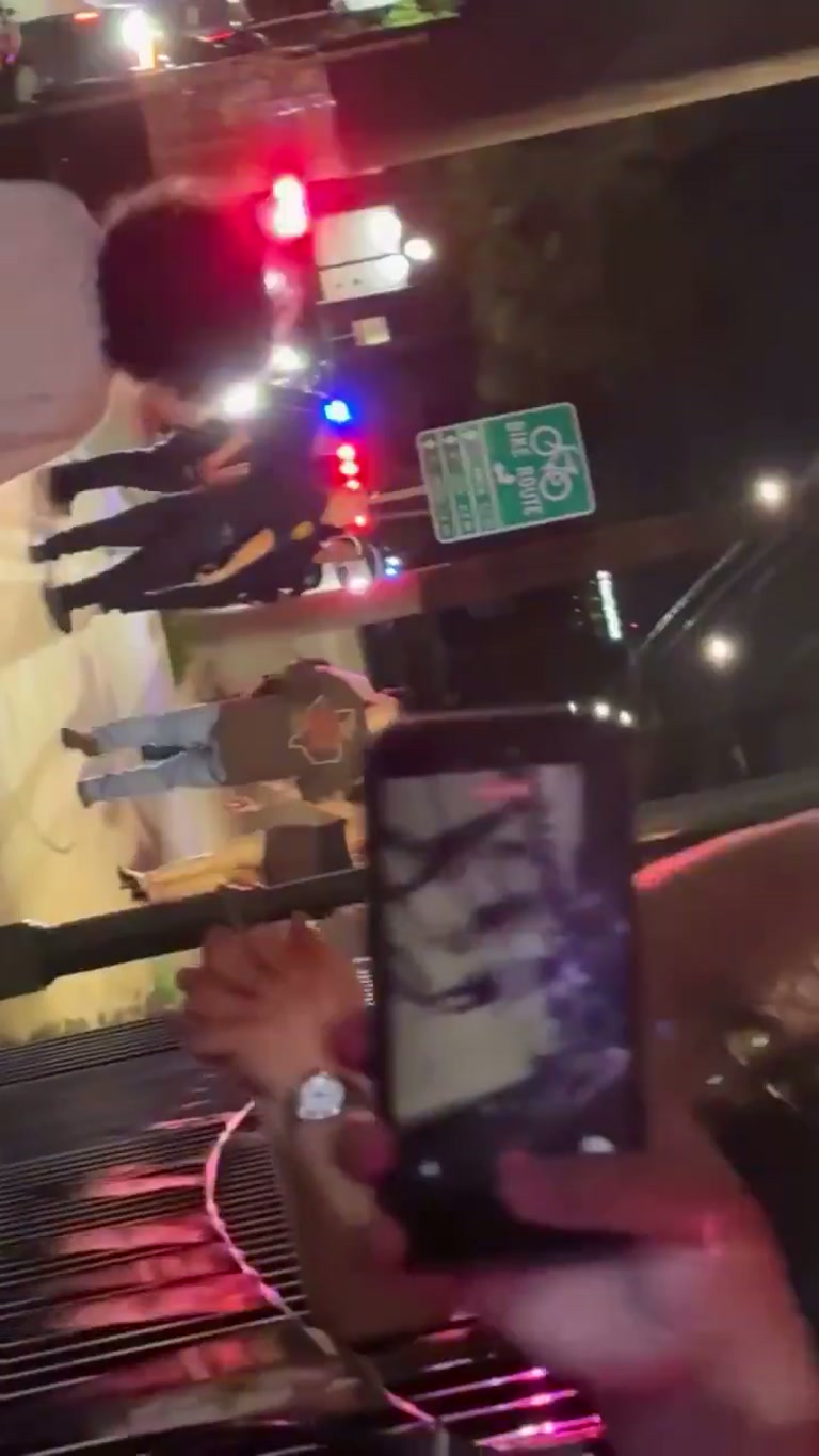 Street Fight Chaos Ends With a Face Kick in the Night