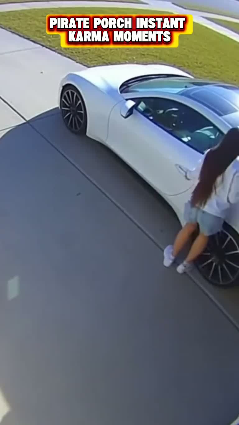 Caught on Camera: Porch Pirate Karma Gone Wrong