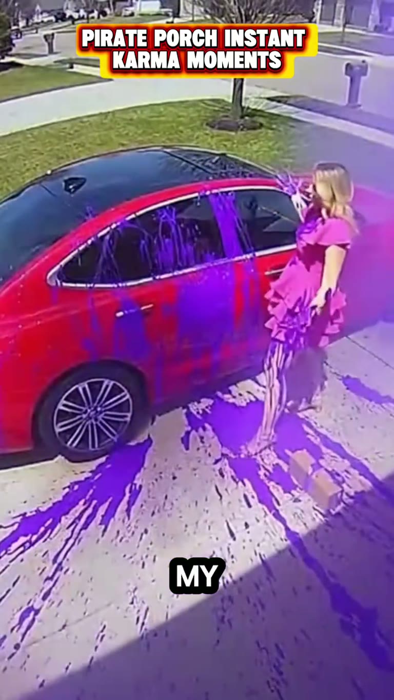Caught on Camera: Porch Pirate Karma Gone Wrong