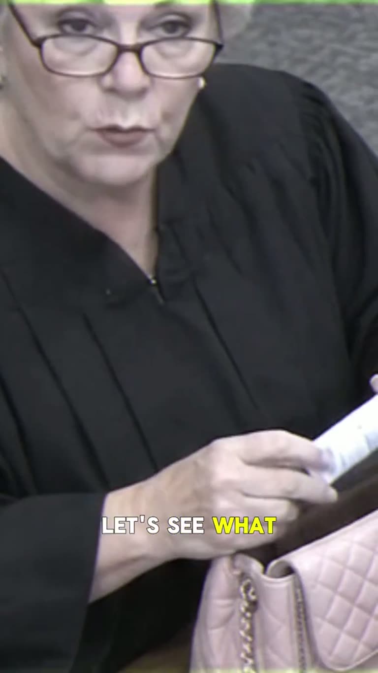 She Collapsed Over an $1,800 Bill, Then the Judge Opened Her Purse