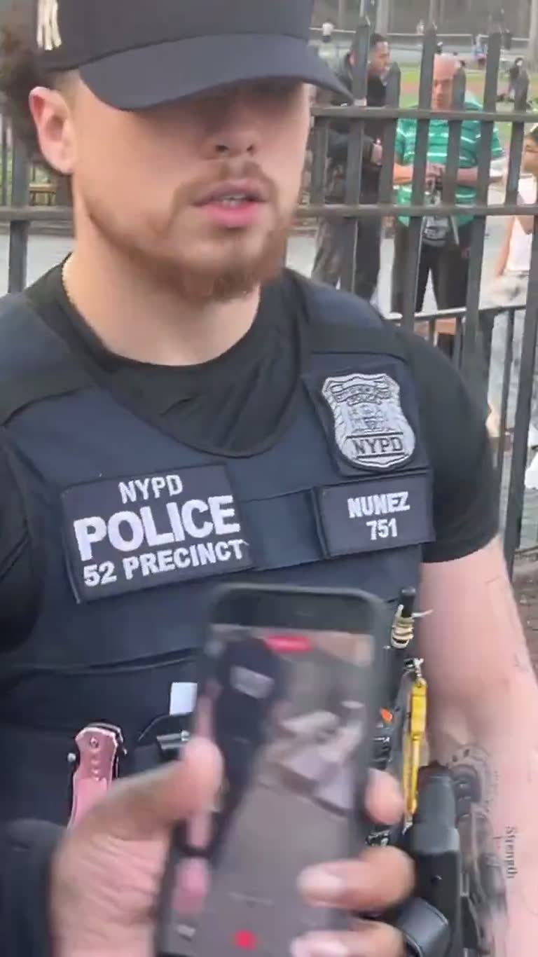Tense NYPD Standoff In A Public Park Leaves Onlookers Stunned