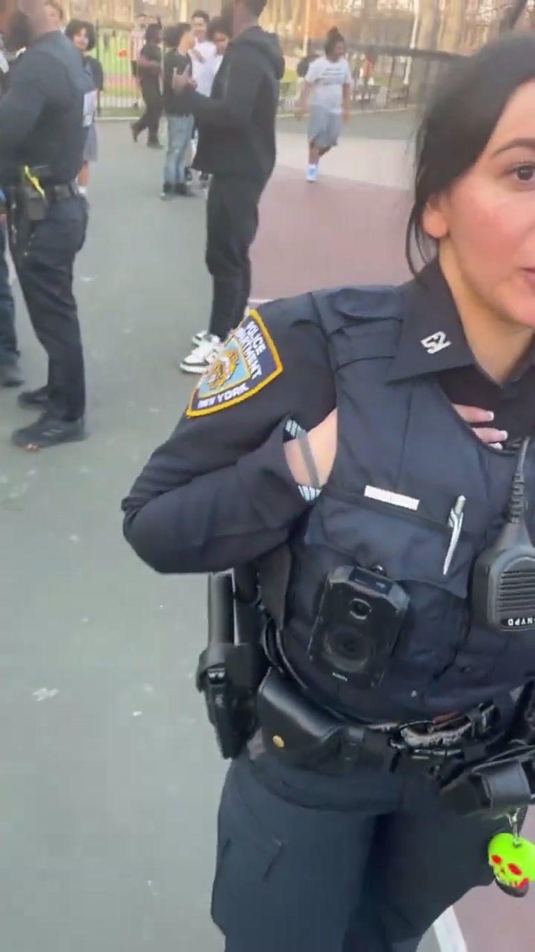 Tense NYPD Standoff In A Public Park Leaves Onlookers Stunned