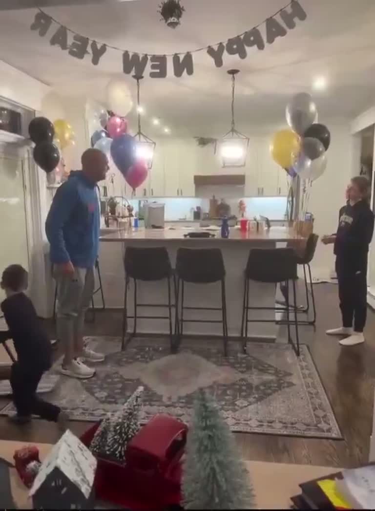 Family New Year Celebration Caught On Camera As Man Launches Into Furious Tirade
