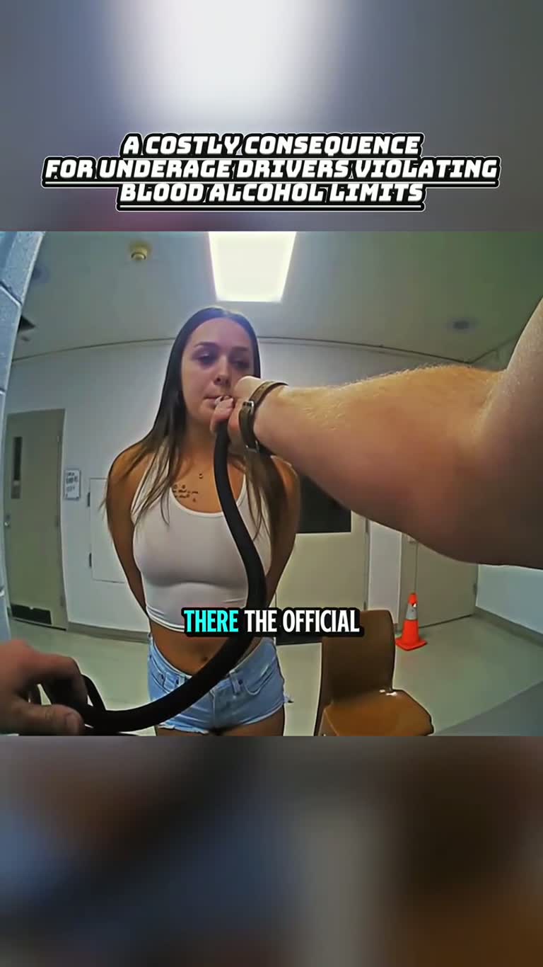 Underage driver's costly mistake caught on police bodycam